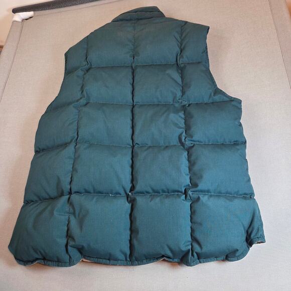 Vintage Eddie Bauer Goose Down Vest XL Made in USA Green Expedition 70s 80s - Picture 2 of 16